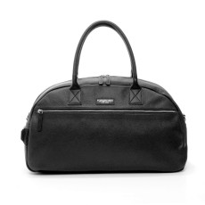 SPALDING & BROS. Borsone viaggio DUFFLE TOURIST in pelle italiana colore nero 